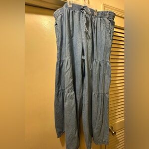 SHEIN Light Wash Wide Leg pants